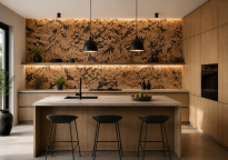Decoratieve kurk wandbekleding BAMBO III 3mm - 3