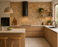 Decoratieve kurk wandbekleding ATENA GREY 3mm - 3