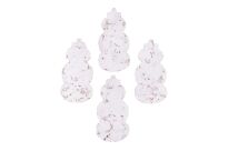 Kerstboom Sneeuwman Decoratie -set van 4 stuks - 3