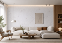 Decoratieve kurk wandbekleding MALTA SNOW 3mm - 3
