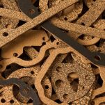 Rubber Kurkplaat  voor afdichtingen 1000x1000x4mm - 2