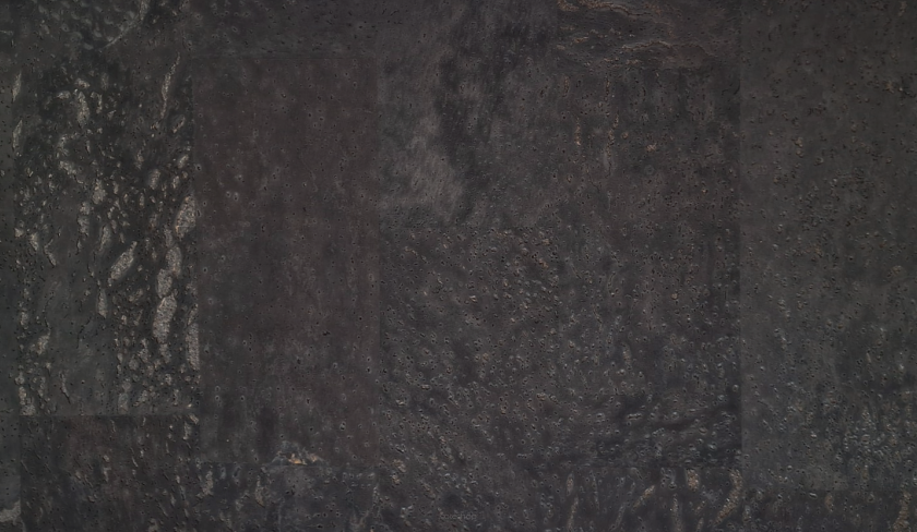 Decoratieve kurk wandbekleding Europa Black 3mm