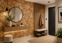 Decoratieve kurk op de muur MALTA GINGER 3MM - 3