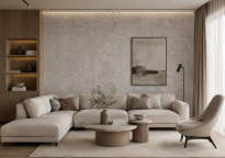 Decoratieve kurk wandbekleding   Europa Grey 3mm - 3