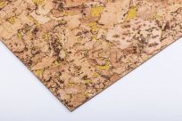 Decoratieve kurk op de muur MALTA YELLOW 3MM - 3
