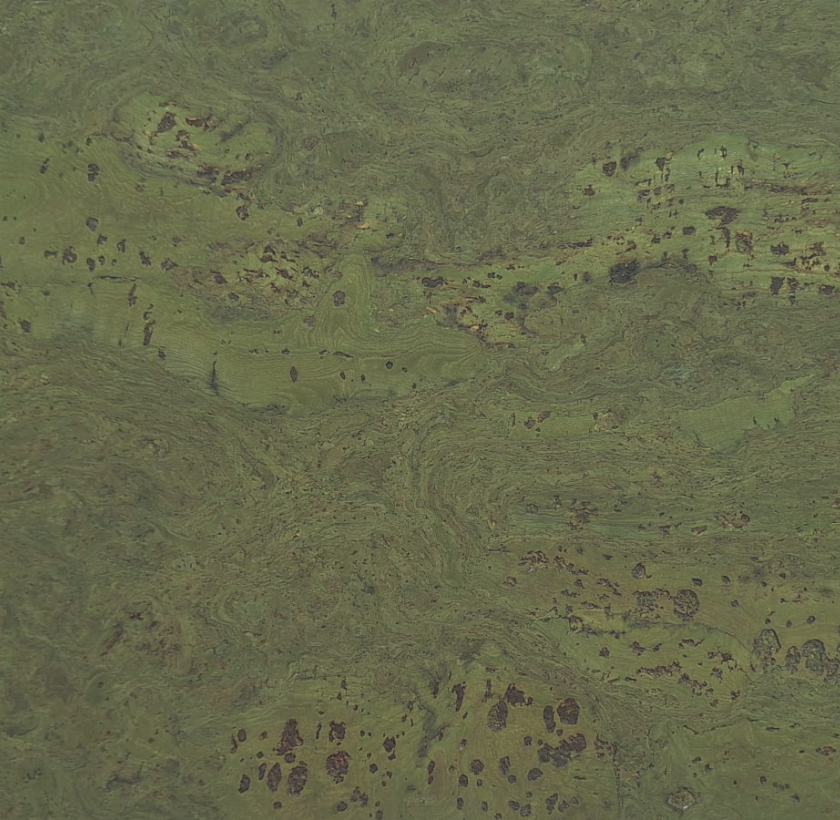 Decoratieve kurk wandbekleding  Exclusive Green 3mm