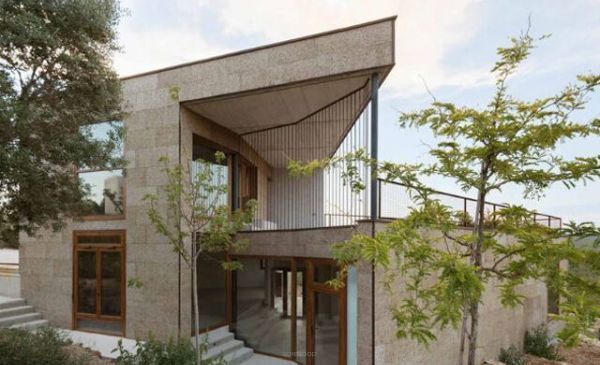 Huis van natuurkurk in Barcelona